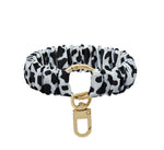 Elastic Scrunchie Keychain Wristlet
