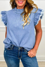 Beggin' For The Blue Jean Top