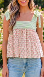 Babydoll Tie Top