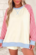 Grab The Gingham Sweatshirt