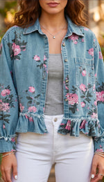 Printed Denim Jacket