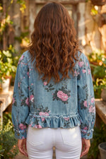 Printed Denim Jacket