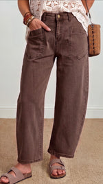 Soft Spoken Barrel Jeans