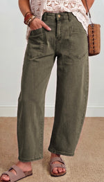 Soft Spoken Barrel Jeans
