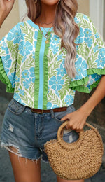 Charmed Life Ruffled Blouse
