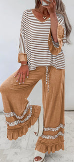 Ruffle Some Feathers 2 Pce Pants Set
