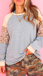Mix Match Raglan Pullover