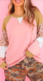 Mix Match Raglan Pullover