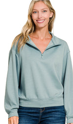 Your New Favorite Zenana Scuba Half Zip