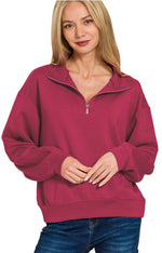 Your New Favorite Zenana Scuba Half Zip