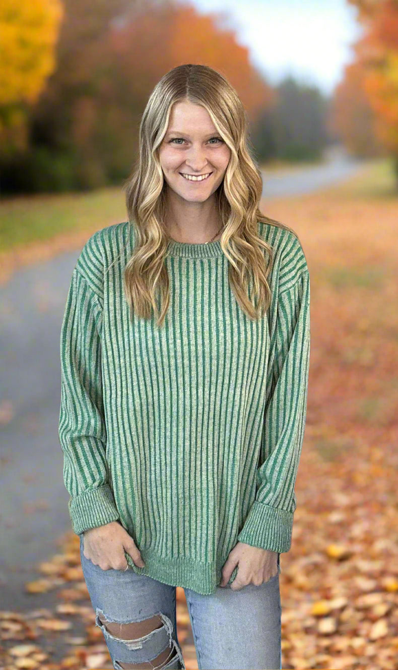 Hi-Low Two Toned Sweater