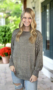 Hi-Low Two Toned Sweater