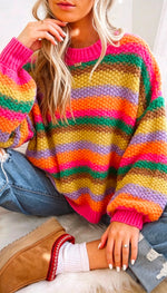 Horizon Striped Knit Sweater