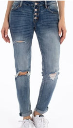 Relax a Bit Kancan Distressed Jeans