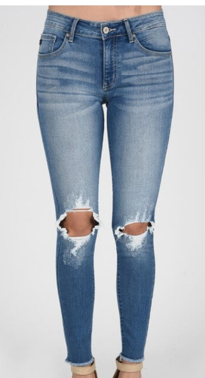 Out of the Park Kancan Distressed Jeans