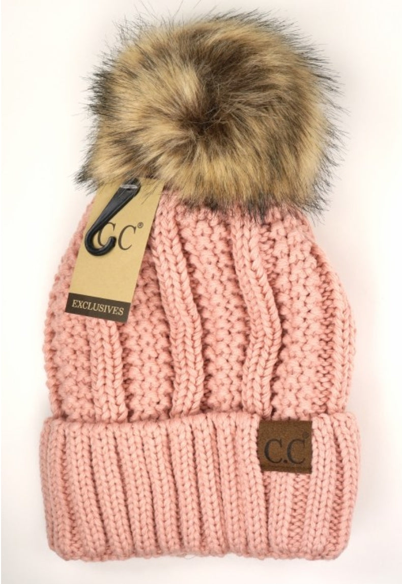 CC Exclusive Lined Beanie with Pom