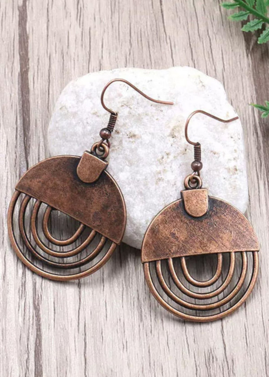 Brown Vintage Earrings