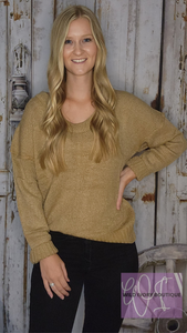 Oversized Khaki Sweater